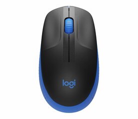 Logitech M190 | Draadloze Muis | Links- en Rechtshandig | RF | 1000 DPI | Zwart/Blauw