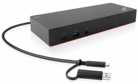 Lenovo 40AF0135EU | Docking Station &amp; Poortreplicator | USB-C | Zwart