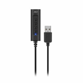 ACT AC9360 | USB Geluidskaart | 3,5 mm Audio | Plug &amp; Play | Compact Design