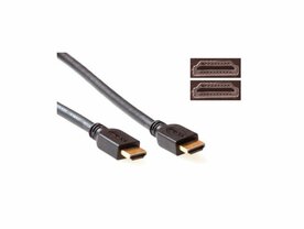 ACT AK3792 | 1,8 m High Speed HDMI Kabel | HDMI Type A naar Type A | Zwart