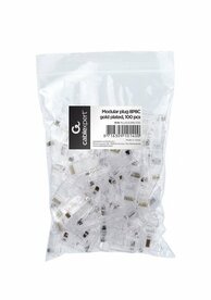 Cablexpert kabel-connector | 1 stuk | Transparant | PLUG3UP6/100