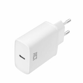 ACT AC2100 | USB-C Universele Oplader voor Mobiele Apparaten 20W | Wit