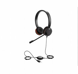 Jabra Evolve 20SE MS | Bedrade On-ear Stereo Headset | USB-A | Zwart | Microsoft Teams Gecertificeerd
