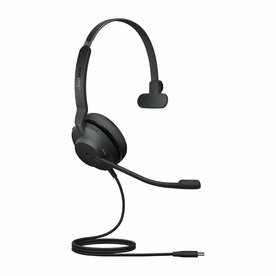 Jabra Evolve2 30 MS | Mono Bedrade On-Ear Headset USB-C | Zwart