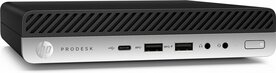 HP ProDesk 600 G4 Mini | Intel Core i5-8500T | 8GB RAM | 256GB SSD | 2x DisplayPort | Windows 11 Professional | Refurbished Silver