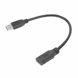 ACT Adapterkabel | USB Type-A (Male) naar USB Type-C (Female) | 0,2 meter