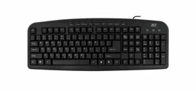 ACT AC5400 | Toetsenbord | USB | QWERTY US | Zwart