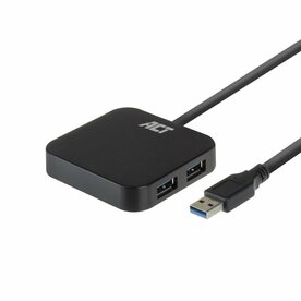 ACT AC6305 | USB 3.2 Gen 1 Hub | Type-A | 5 Gbit/s | Zwart