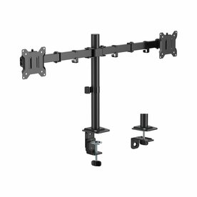Sbox Desktop Dual Arm | Monitorarm 17 tot 32 inch | VESA 75x75 en 100x100 | 2x Max. 9 kg