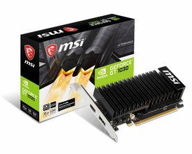 MSI GeForce GT1030 LP OC | 2GB GDDR4 VRAM | Low Profile | Videokaart | GPU | Nvidia