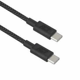 ACT AC3082 | USB 2.0 Kabel | USB-C naar USB-C | 60W | 480Mbps | Zwart | 1 Meter