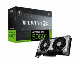 MSI GeForce RTX 5060 TI VENTUS X2 OC PLUS | 16GB GDDR7 | DLSS 4 | Videokaart | Nvidia GPU