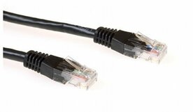 Ewent netwerkkabel | Cat6 | U/UTP (UTP) | 3 m | Zwart