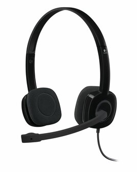 Logitech H151 | Bedrade On-ear Headset | 3.5mm | Zwart