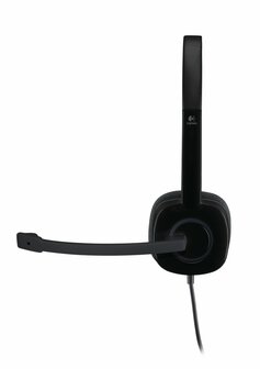 Logitech H151 | Bedrade On-ear Headset | 3.5mm | Zwart