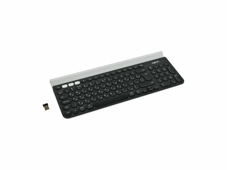 Logitech K780 toetsenbord RF-draadloos + Bluetooth QWERTY US International Zwart, Wit