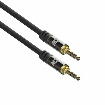 ACT AC3612 audio kabel 5 m 3.5mm Zwart