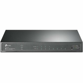 TP-LINK TL-SG2008P netwerk-switch Managed Gigabit Ethernet (10/100/1000) Power over Ethernet (PoE) Zwart