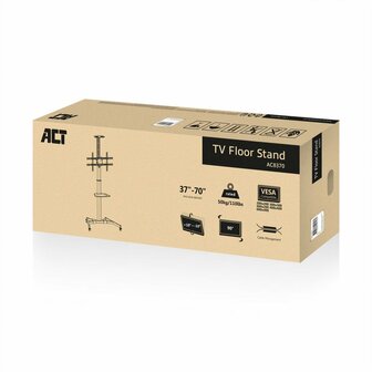 ACT AC8370 tv-bevestiging 177,8 cm (70&quot;) Zwart