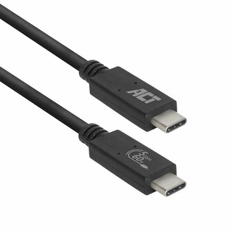 ACT AC7401 USB-kabel 1 m USB 3.2 Gen 1 (3.1 Gen 1) USB C Zwart