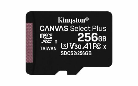 Kingston Technology Canvas Select Plus 256 GB MicroSDXC UHS-I Klasse 10