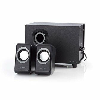 Nedis CSPR10021BK | 2.1 Luidsprekerset | 16W RMS | Zwart