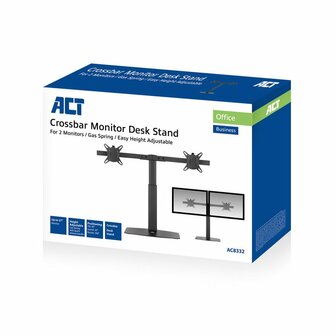 ACT AC8332 flat panel bureau steun 68,6 cm (27&quot;) Vrijstaand Zwart