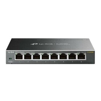 TP-Link TL-SG108S | Unmanaged Switch | 8 Poorten | Gigabit Ethernet (10/100/1000 Mbps) | Desktop