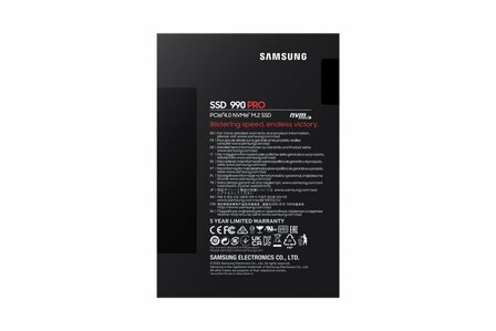 Samsung 990 PRO M.2 1000 GB PCI Express 4.0 V-NAND MLC NVMe