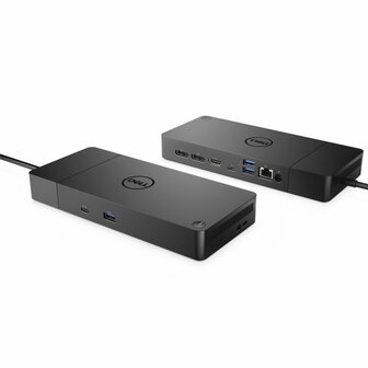 DELL WD19S-130W Bedraad USB 3.2 Gen 2 (3.1 Gen 2) Type-C Zwa