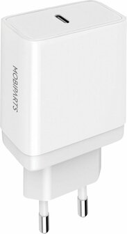 Mobiparts Wall Charger USB-C 20w Wit (with PD)