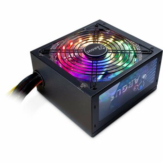 Inter-Tech Argus RGB-500W II power supply unit 20+4 pin ATX Zwart