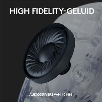 Logitech G G435 | Draadlooze Over-ear Gaming Headset | Bluetooth &amp; USB-A Receiver | Wit/Lilac