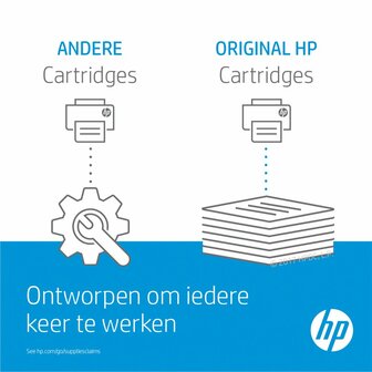 HP 302 | Originele Cyaan/Magenta/Geel Inktcartridge | 1 Stuk