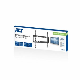 ACT AC8351 tv-bevestiging 139,7 cm (55&quot;) Zwart