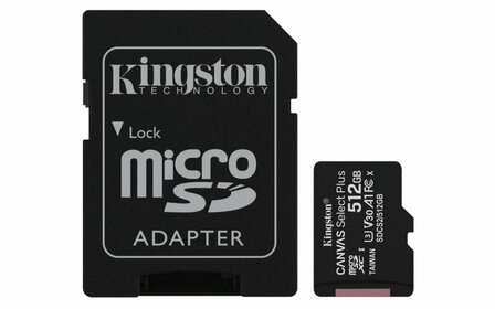 Kingston Technology Canvas Select Plus 512 GB SDXC UHS-I Klasse 10