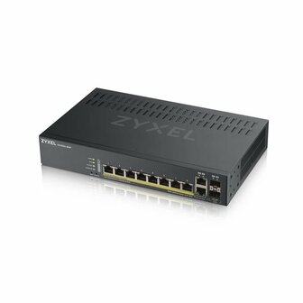 Zyxel GS1920-8HPV2 Managed Gigabit Ethernet (10/100/1000) Power over Ethernet (PoE) Zwart