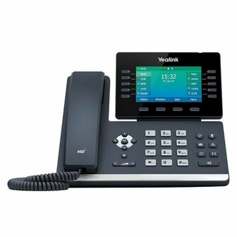 Yealink SIP-T54W | IP-Telefoon | Zwart | 10 Lijnen | 4,3&quot; LCD | WiFi &amp; Bluetooth
