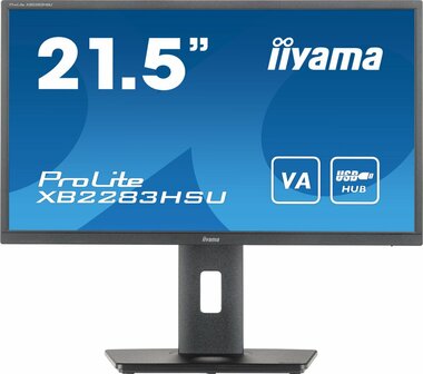 iiyama ProLite XB2283HSU-B1 computer monitor 54,6 cm (21.5&quot;) 1920 x 1080 Pixels Full HD LED Zwart