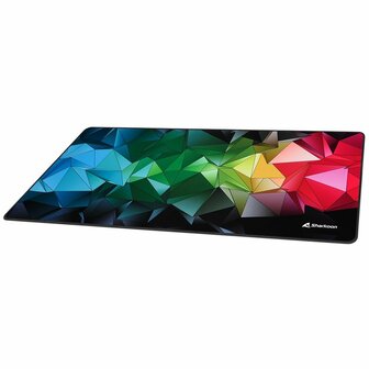 Sharkoon SKILLER SGP30 | Gaming-muismat | XXL-formaat (900 x 400 mm) | Waterafstotend textiel | Antislip rubberen onderzijde | Meerkleurig
