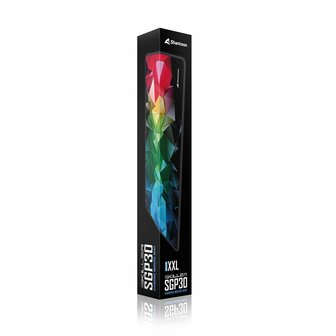 Sharkoon SKILLER SGP30 | Gaming-muismat | XXL-formaat (900 x 400 mm) | Waterafstotend textiel | Antislip rubberen onderzijde | Meerkleurig