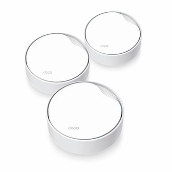 TP-Link Deco X50-PoE (3-pack) | Wifi 6 | Whole Home Mesh Wifi-systeem | Gigabit Ethernet Dual-band (2.4 GHz / 5 GHz)