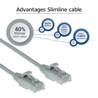 ACT DC9005 netwerkkabel Grijs 5 m Cat6 U/UTP (UTP)