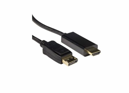 ACT Verloop kabel DisplayPort male &ndash; HDMI-A male
