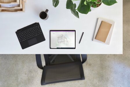 Microsoft Surface Typecover STD Zonder pen storage/ Zonder pen Pro 8 &amp; X &amp; 9