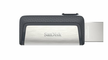 SanDisk Ultra Dual Drive USB Type-C USB flash drive 32 GB USB Type-A / USB Type-C 3.2 Gen 1 (3.1 Gen 1) Zwart, Zilver