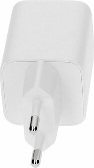 Mobiparts GaN Wall Charger USB-C/USB-A3.0/QC 45W Wit