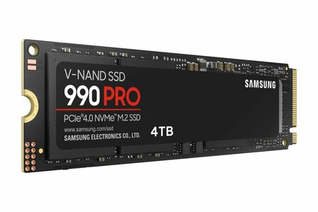 Samsung 990 PRO | 4TB NVMe SSD | M.2 Gen4 | 7.450MB/s Read | 6.900MB/s Write