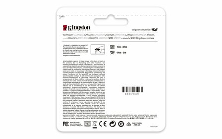 Kingston Canvas Go! Plus | MicroSDXC | 64GB | Class 10 | UHS-I U3