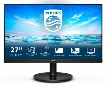 Philips V Line 271V8LA/00 LED display 68,6 cm (27&quot;) 1920 x 1080 Pixels Full HD Zwart